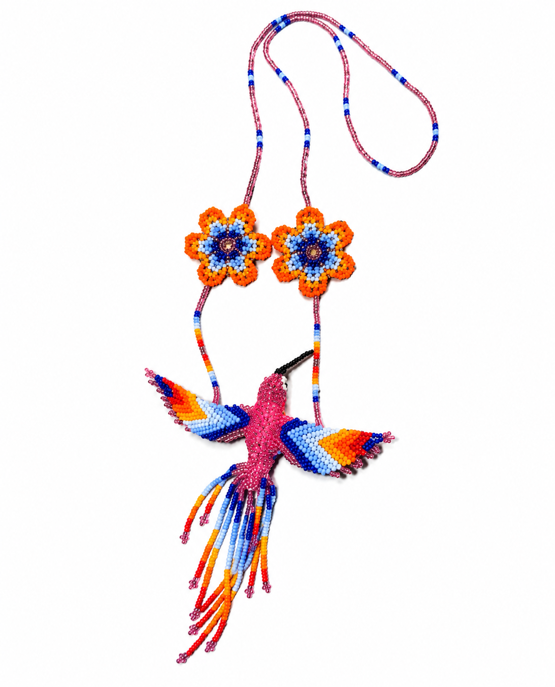 COLLAR COLIBRÍ ROSADO