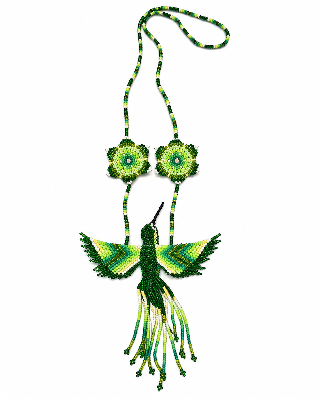 COLLAR COLIBRÍ VERDE