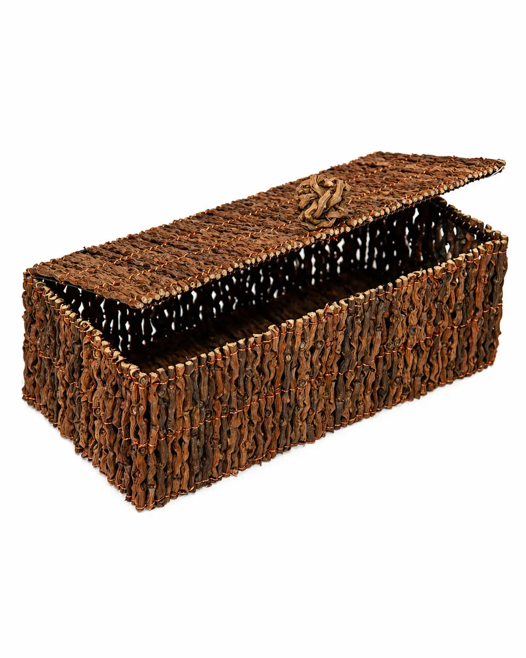 Servilletero rectangular con tapa