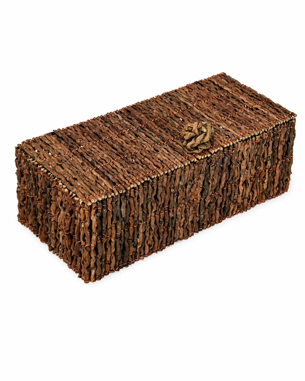 Servilletero rectangular con tapa